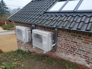 6,8Kw Fujitsu Multi-Split en 7Kw Fujitsu Single-Split te Borgloon