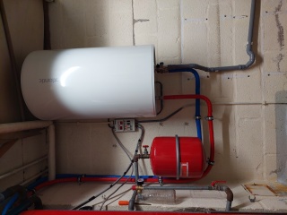 Atlantic Elektro Boiler te Groot-Gelmen.